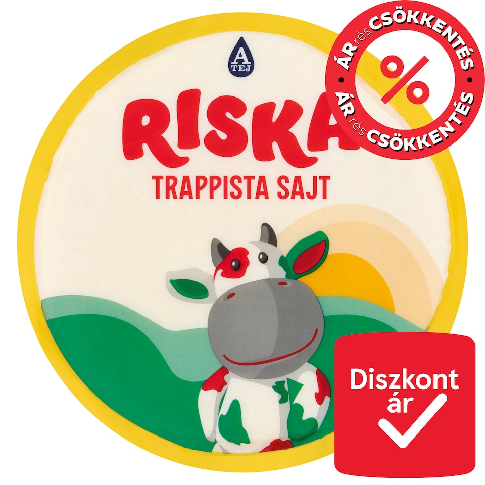 Riska félzsíros, félkemény sajt  1. kép