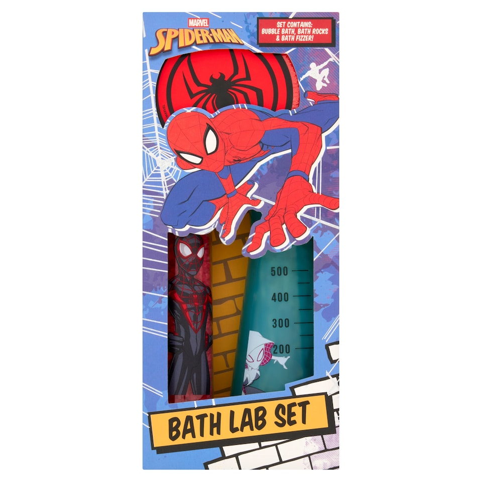 image 1 of Spiderman bath lab set