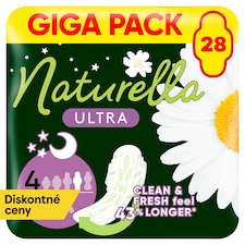 Naturella Ultra vložky s krídelkami Night – veľkosť 4 28 ks
