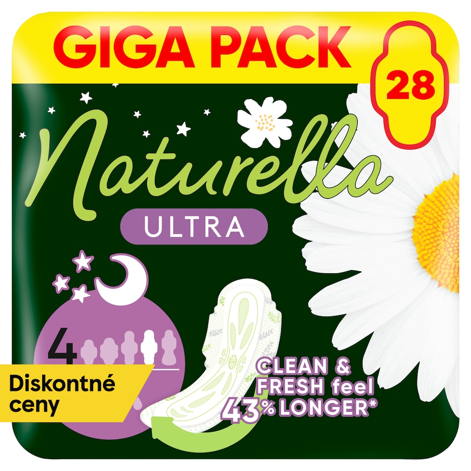 obrázok 1 z Naturella Ultra vložky s krídelkami Night – veľkosť 4 28 ks