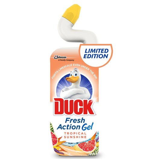 Duck Deep Action Toilet Gel Tropical Sunshine 750Ml Tesco Groceries