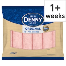 Denny 12 Pork Sausages Gold Medal 600G