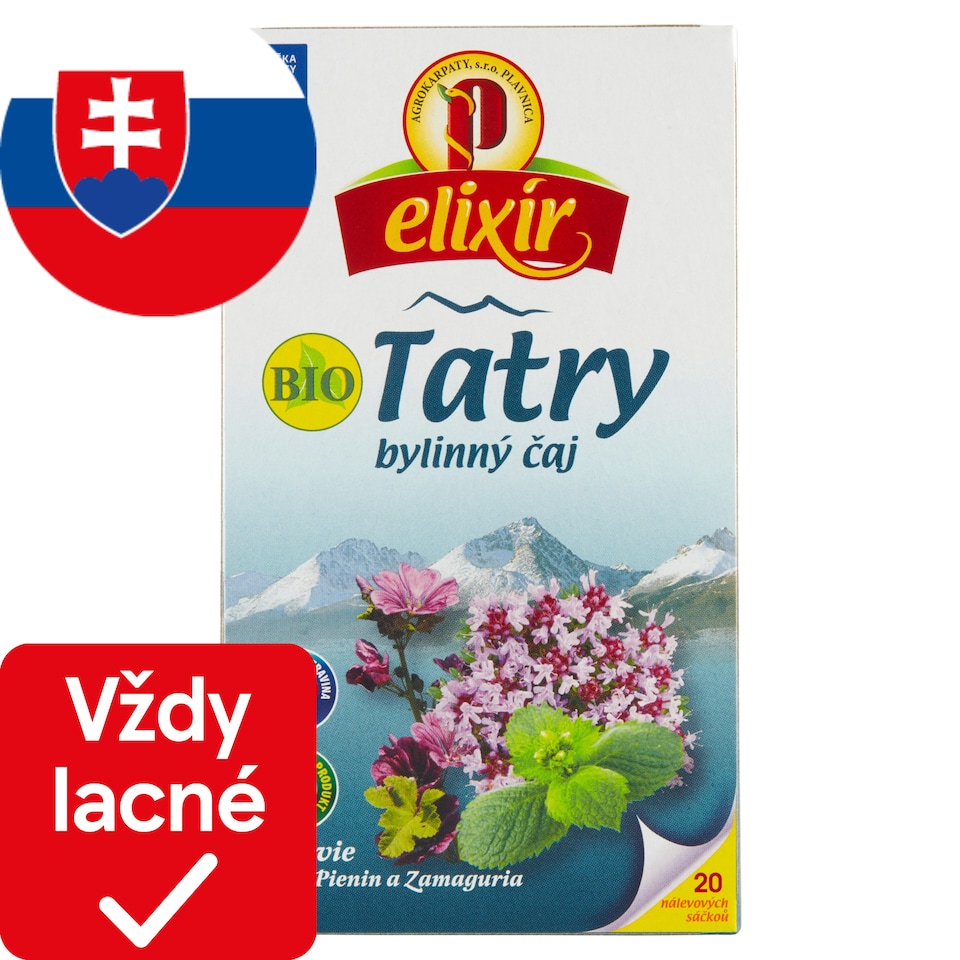 obrázok 1 z Elixír Bio Tatry bylinný čaj 20 x 1,5 g