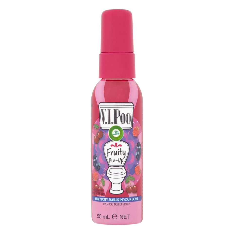 image 1 of Airwick Vipoo Pre-Poo Toilet Spray Fruity 55Ml