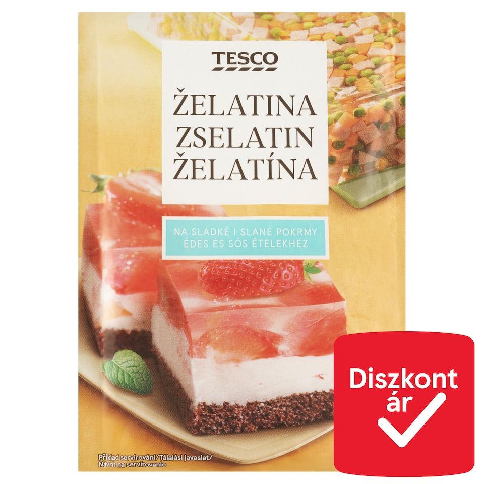 Tesco zselatin 50 g