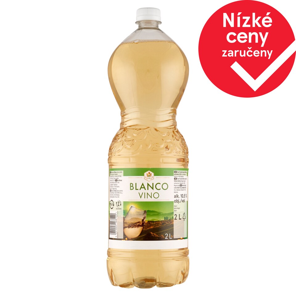 Blanco Vino Duna-Tisza közi cuvée bílé víno polosladké 2l