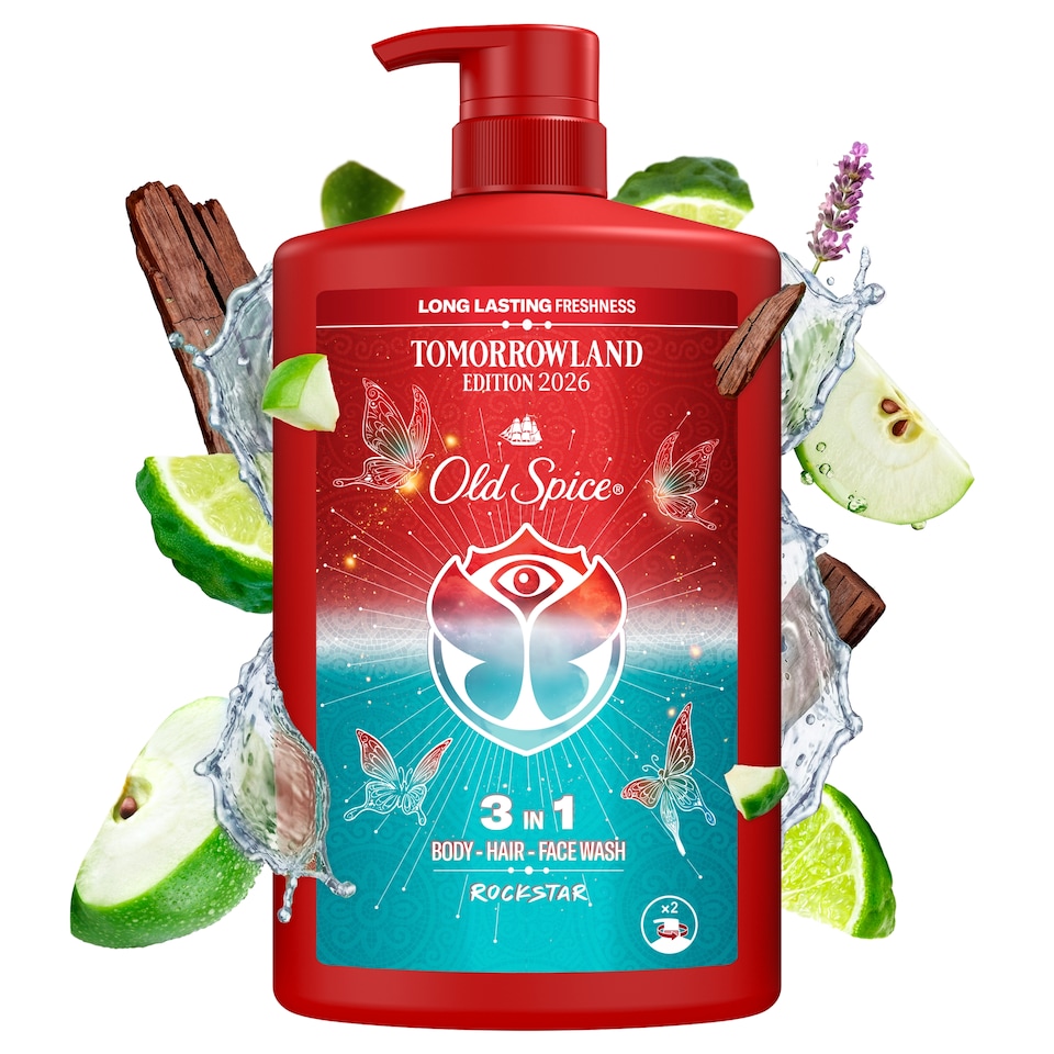 Obrázek 1 pro produkt Old Spice Tomorrowland Speciální Edice 2026 Sprchový Gel a Šampon 3 v 1 1000 ml