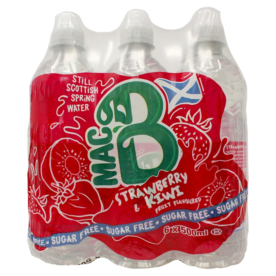 Macb Sugar Free Strawberry&Kiwi 6 X 500 Ml (L)