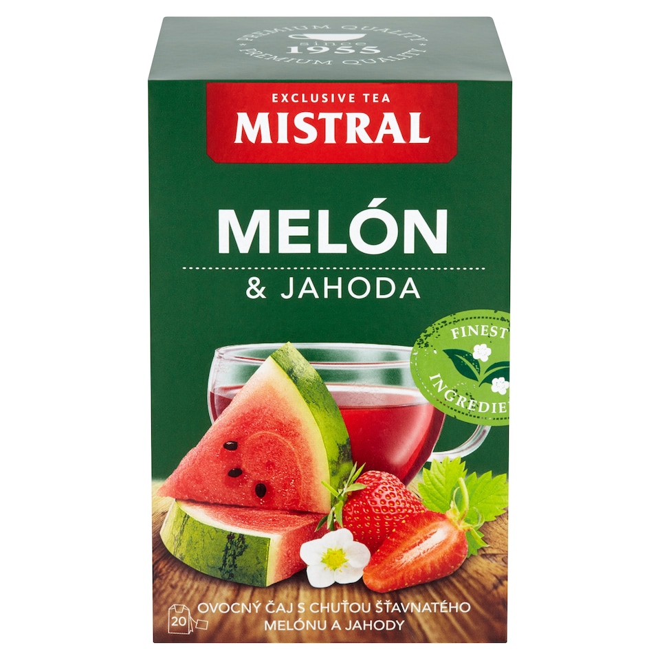 obrázok 1 z Mistral Melón & jahoda ovocný čaj 40 g