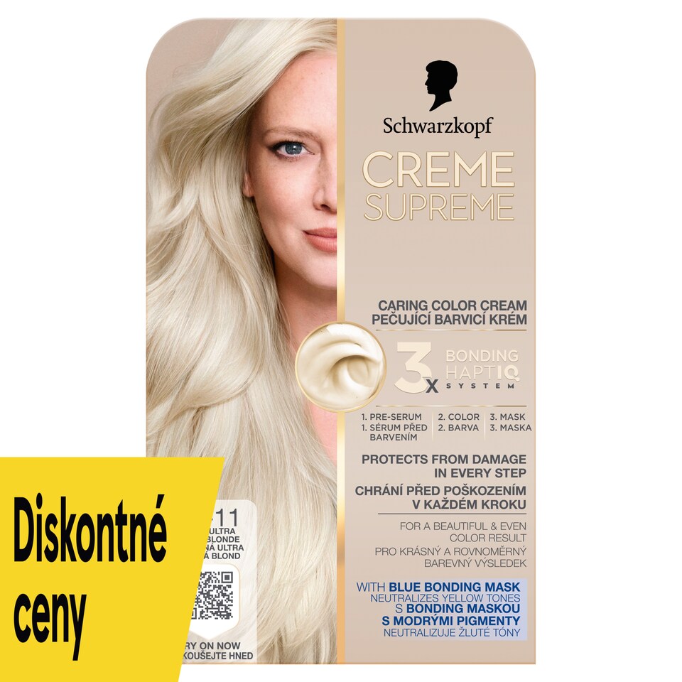 obrázok 1 z Schwarzkopf Creme Supreme Farba na vlasy 11-11 chladná ultra svetlá blond