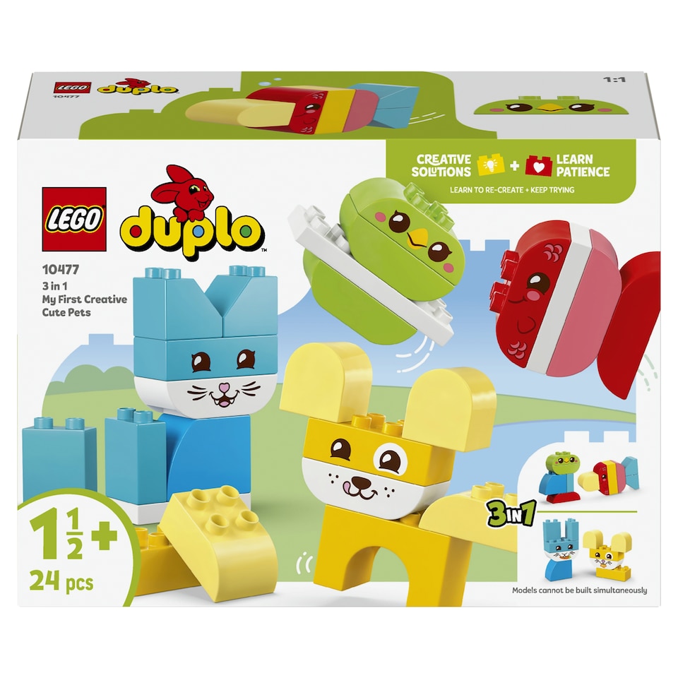 image 1 of LEGO DUPLO 10477 3 in 1 Creative Cute Pets