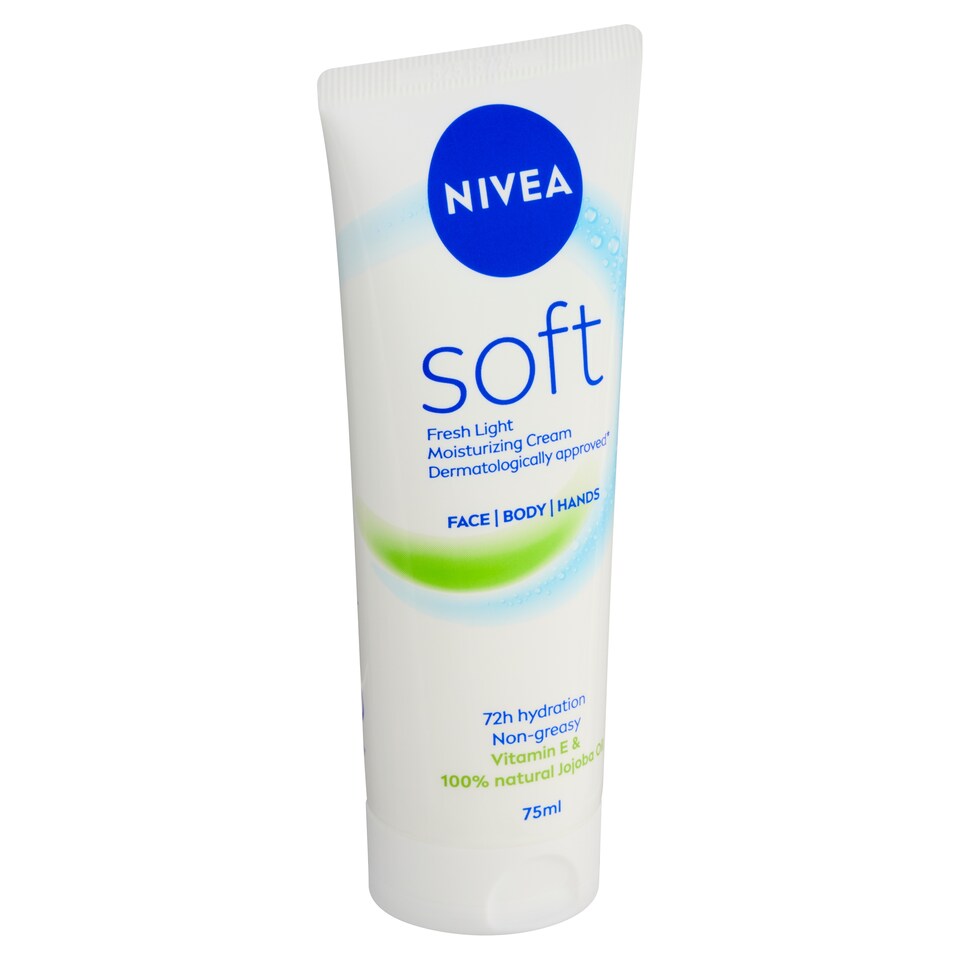 Obrázek 1 pro produkt Nivea Soft Svěží lehký hydratační krém 75ml