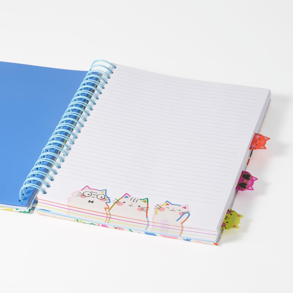 image 1 of Paperchase Terrazzo Cats A4 Notebook