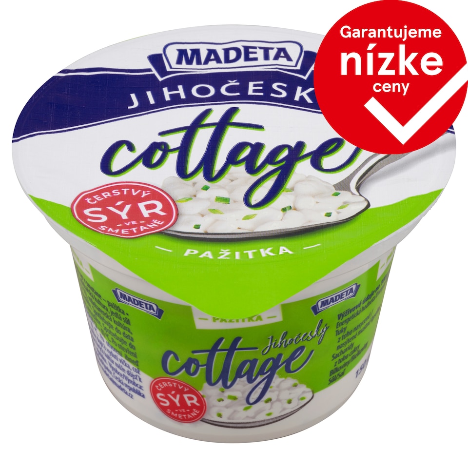 Madeta Jihočeský cottage pažítka 150 g
