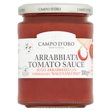 Campo D'oro Arrabbiata Tomato Sauce with "Ragusano PDO" Cheese 300g