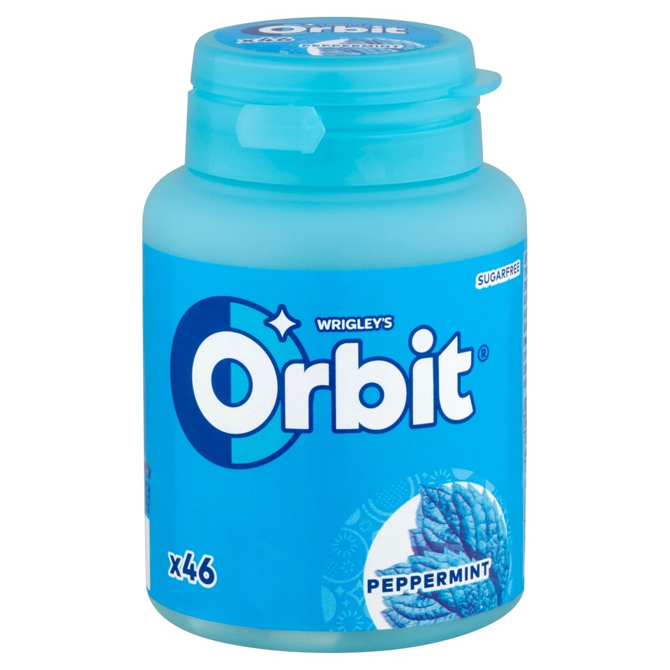 Orbit Peppermint mentaízű cukormentes rágógumi édesítőszerrel 64 g  1. kép