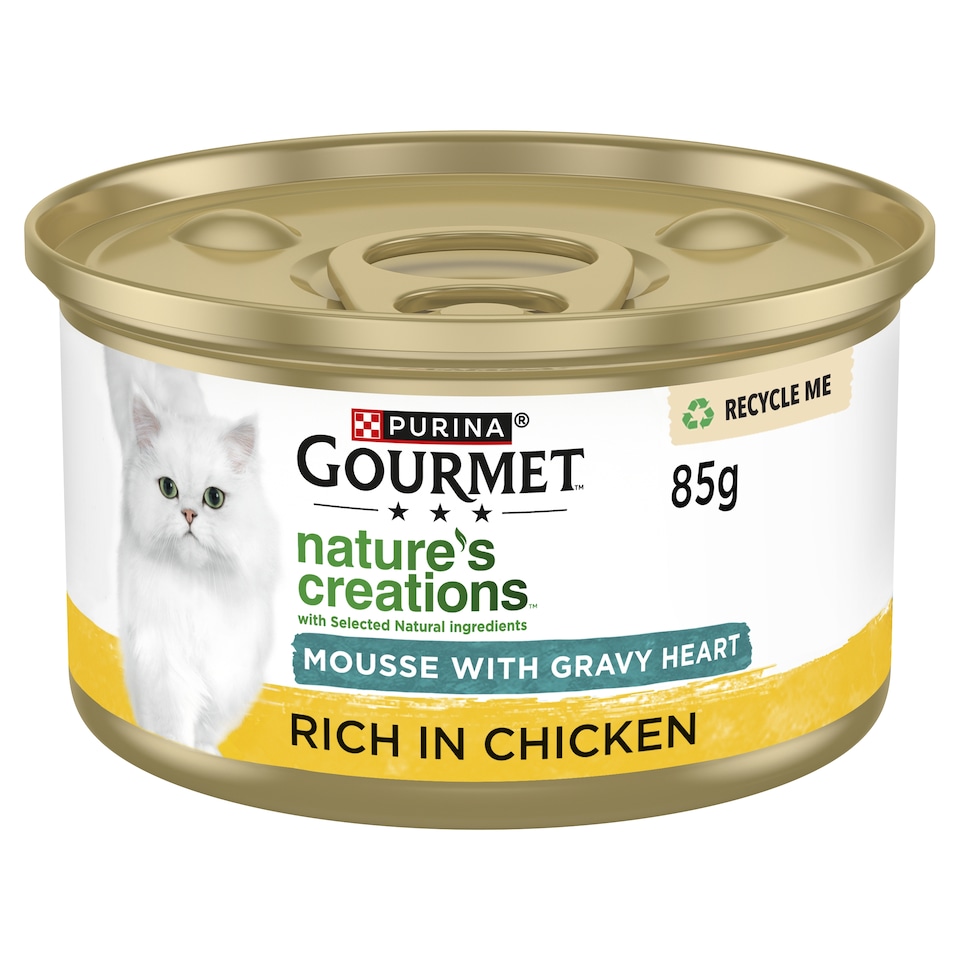 image 1 of Gourmet Natures Creations Cat Food Chicken Mousse 85g