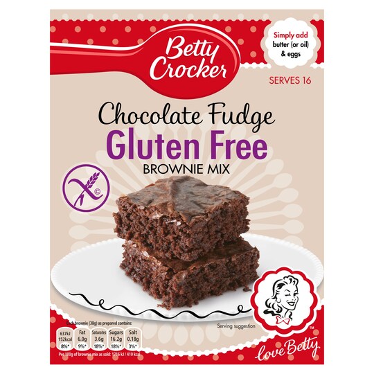 Betty Crocker Gluten Free Chocolate Brownie Mix Tesco Groceries