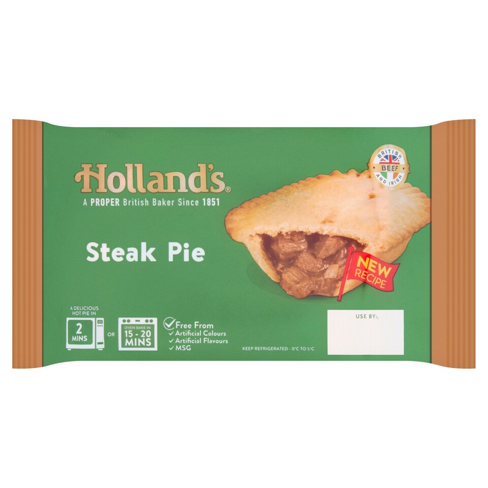 Hollands Steak Pie