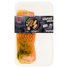 SeaFood Hungary BBQ Selection Garlic and Green Herb Salmon Fillet 250 g