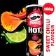 image 2 of Pringles Hot Sweet Chilli Flavour Crisps 160g
