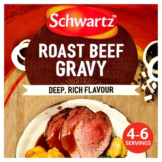 Schwartz Classic Roast Beef Gravy Mix 27G Tesco Groceries