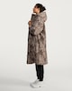 image 1 of F&F Leopard Print Fleece Lined Waterproof Raincoat in Multi Brown