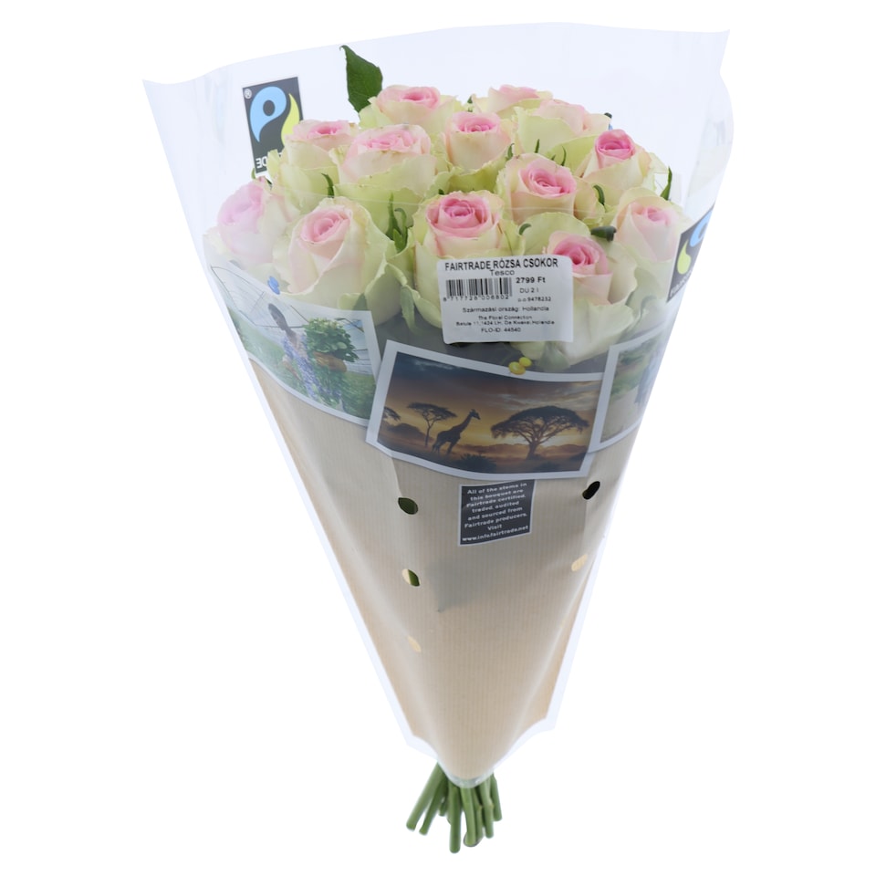 image 1 of The Floral Connection Rose Bouquet Fairtrade
