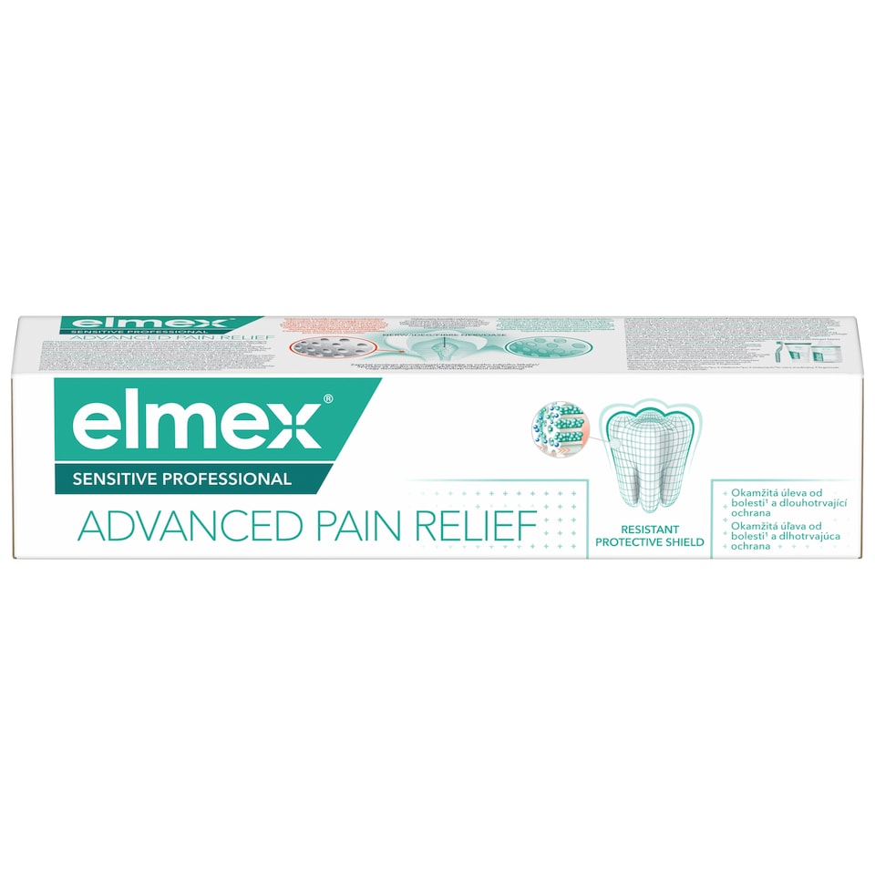 Obrázek 1 pro produkt elmex® Sensitive Professional Advanced Pain Relief zubní pasta pro citlivé zuby 75 ml