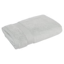 Tesco Supersoft Cotton Bath Sheet Pale Grey