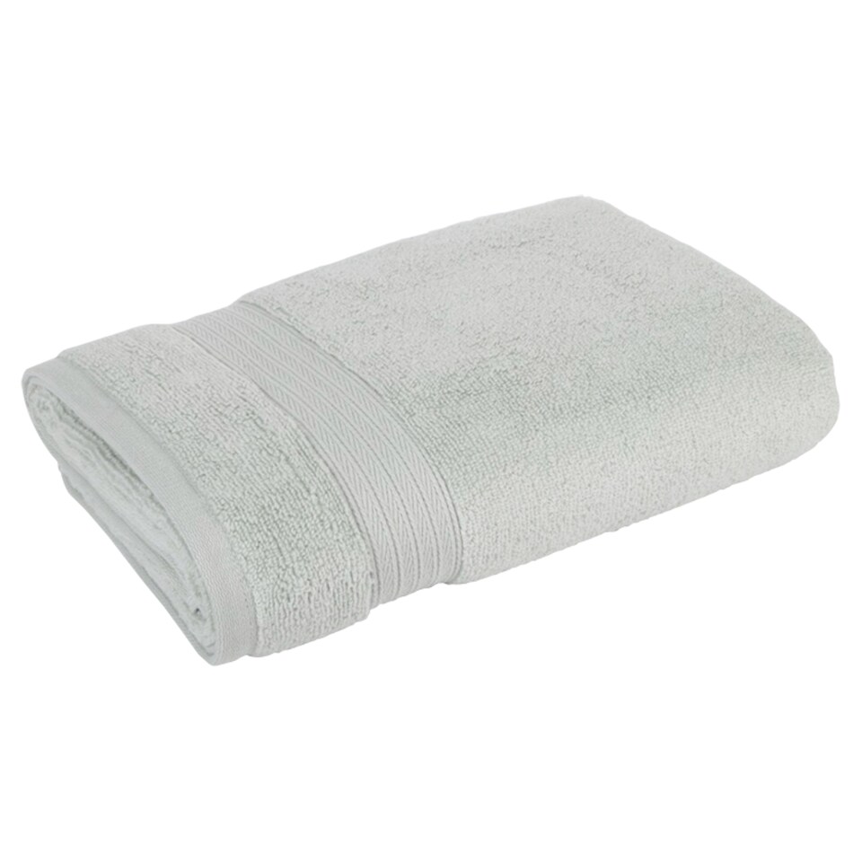 Tesco Supersoft Cotton Bath Sheet Pale Grey