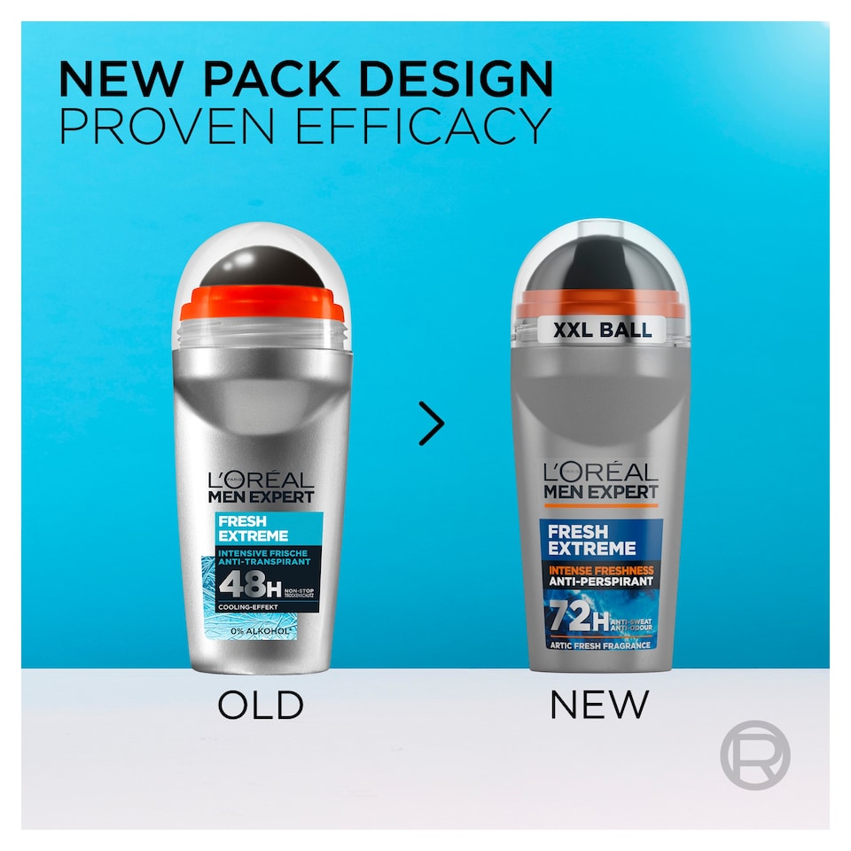 image 1 of L'Oreal Men Expert Roll On Fresh Extreme Deodorant 100ml
