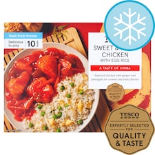 Tesco Sweet & Sour Chicken with Egg Rice 400g