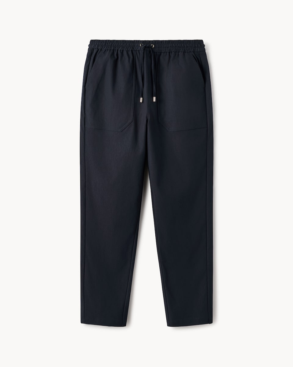 image 1 of F&F Drawstring Trousers in Navy