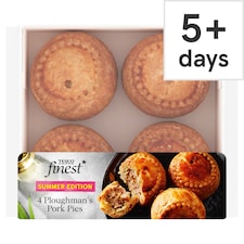 Tesco Finest Ploughman's Pork Pies 4 Pack 300g