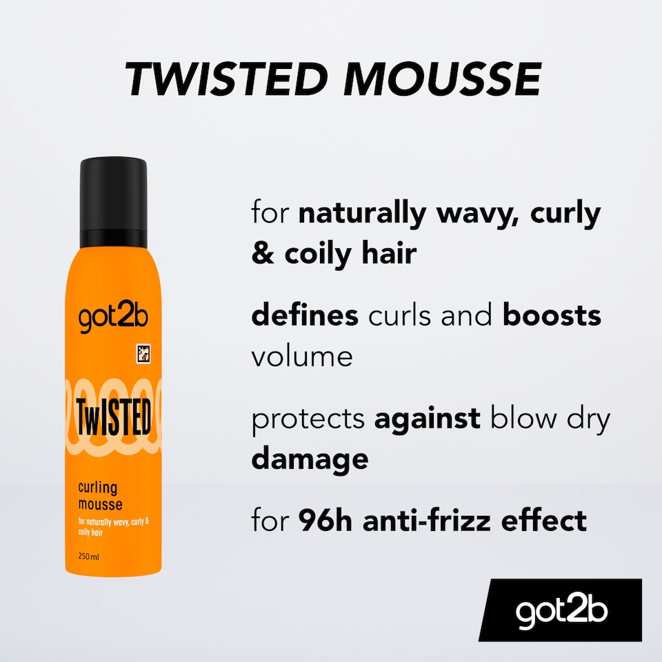 image 1 of GOT2B Twisted Curling Mousse 250ml