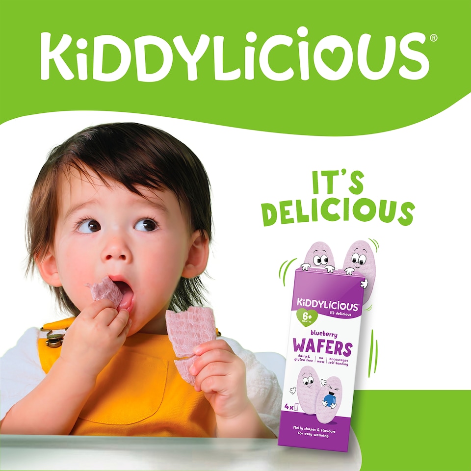 image 1 of Kiddylicious Apple Soft Biscotti 6X20g
