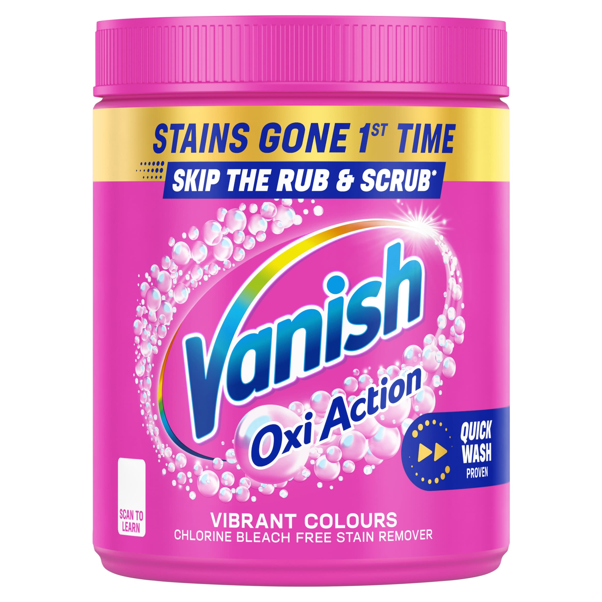 Vanish Gold Oxi Action Stain Remover For Colours 850g