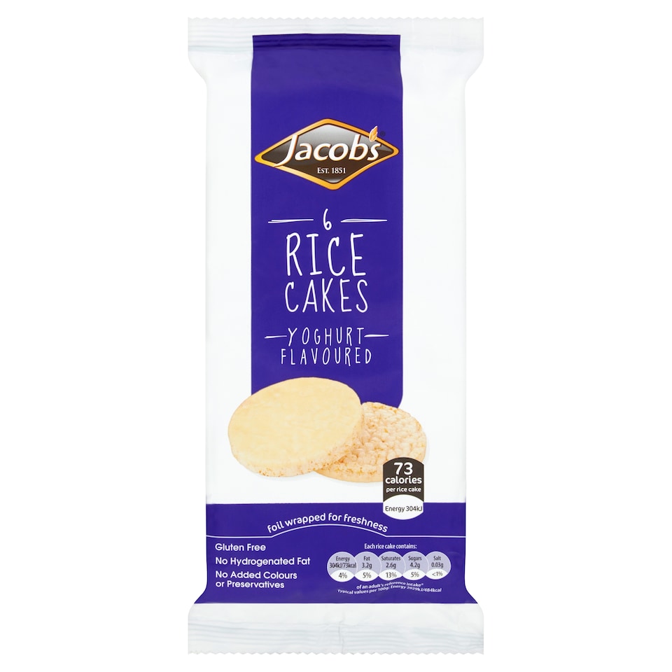 Jacobs Rice Cakes With Yoghurt 90G