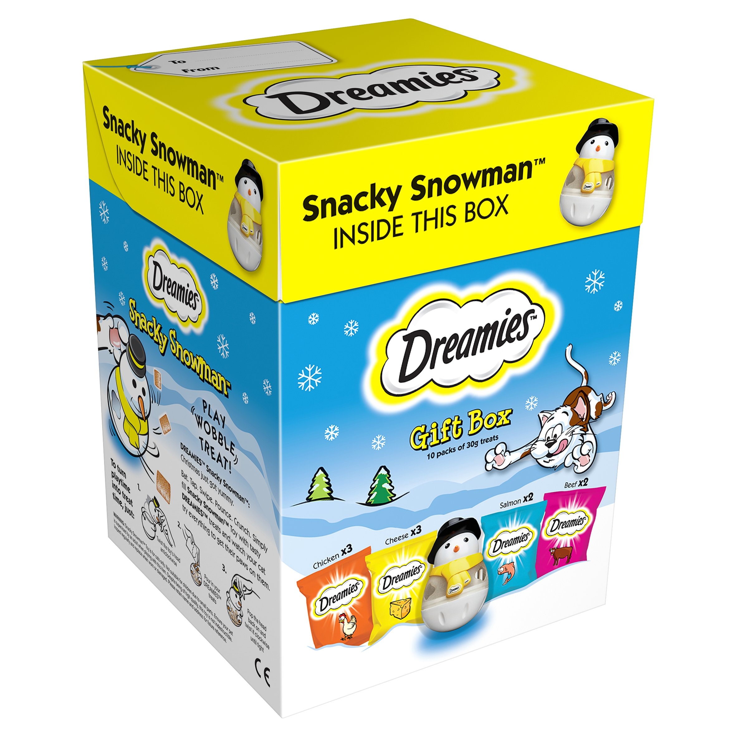 dreamies snacky snowman