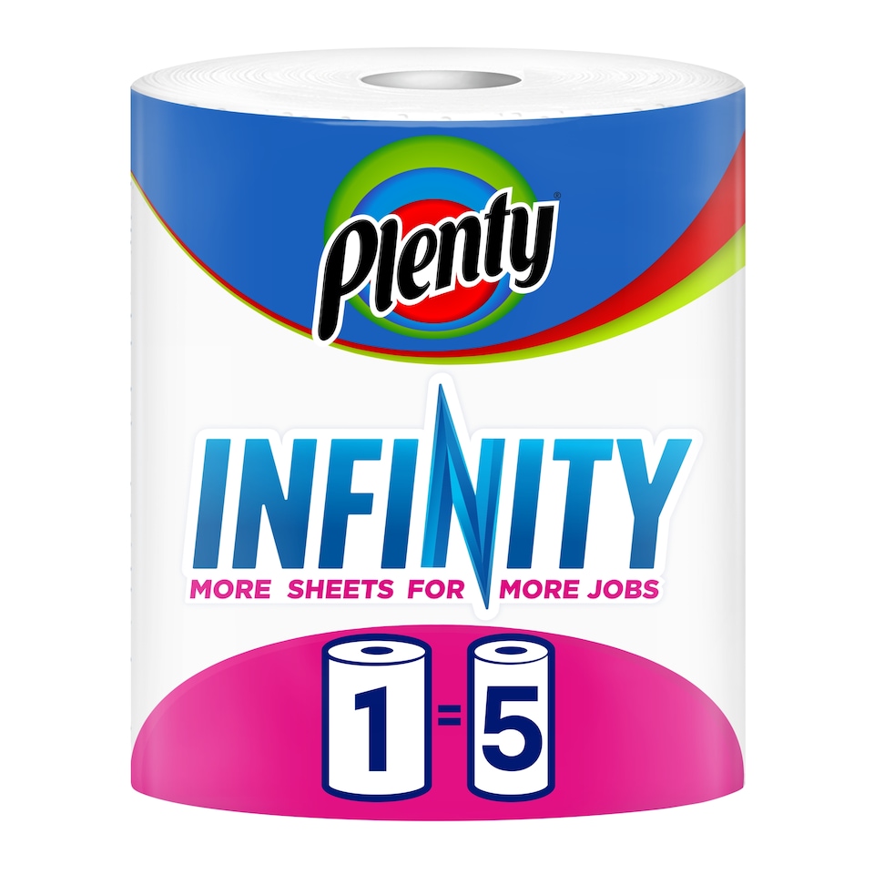 image 1 of Plenty Infinity Kitchen Roll 375 Sheets