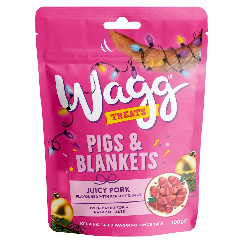image 1 of Wagg Pig & Blankets Juicy Pork with Parsley & Sage 100g