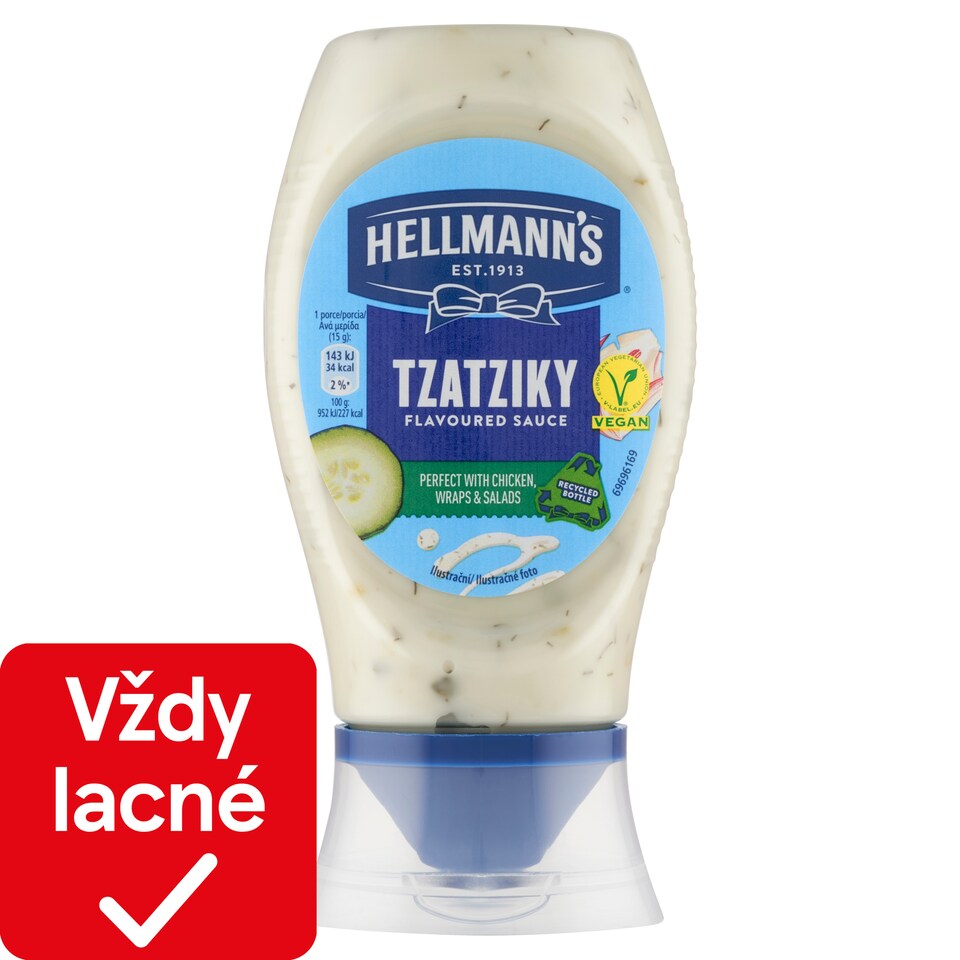 obrázok 1 z Hellmann's Omáčka k mäsu Tzatziky 250 ml
