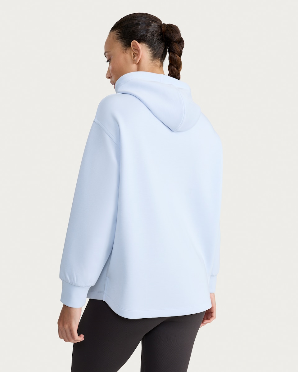 image 1 of F&F Active EVERYHOUR Drawstring Hoodie in Blue