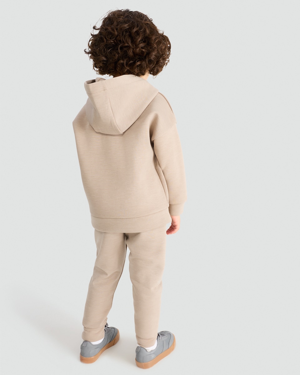 image 1 of F&F x Samantha Faiers 2-Piece Hoodie and Cuffed Joggers Set in Mink