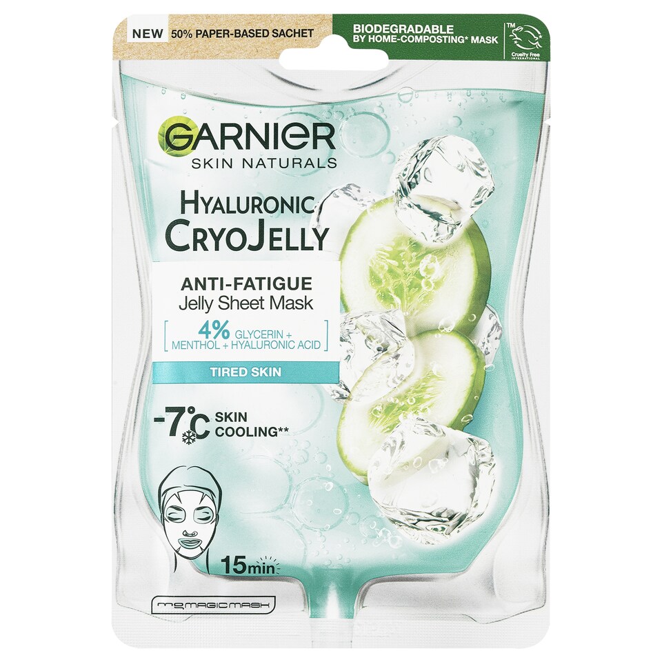 Cryo Jelly gélmaszk -7 °c cryo hűsítéssel, 27 g