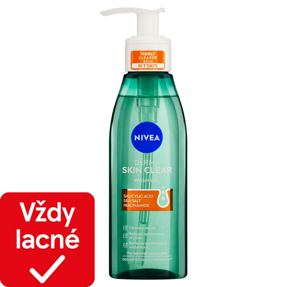 image 1 of Nivea Derma Skin Clear Wash Gel 150 ml