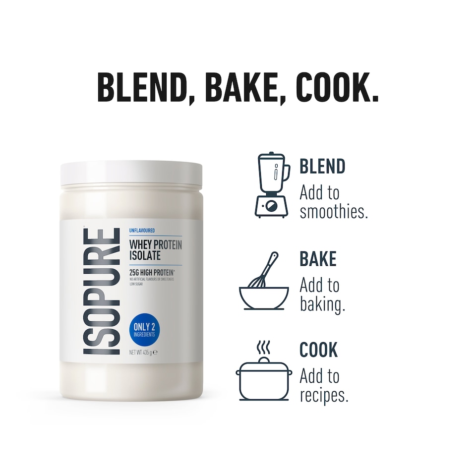 image 1 of Isopure Whey Protein Isolate Unflavoured 435g