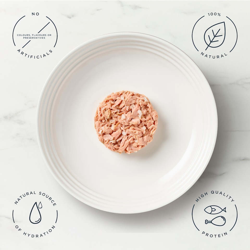 image 1 of Encore Natural Wet Cat Food Tuna Fillet with Crab in Broth Pouch 70g