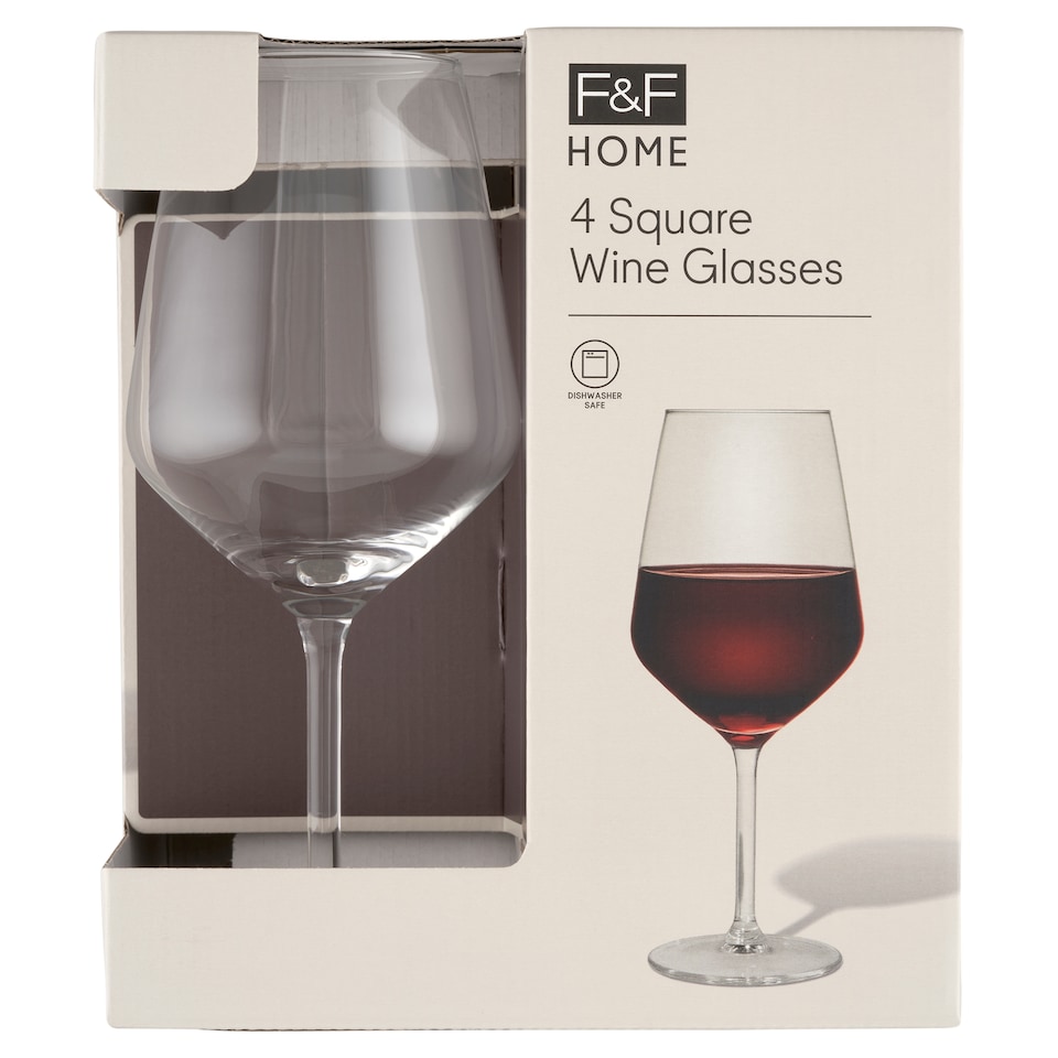 F&F Home Square borospohár szett 4 db
